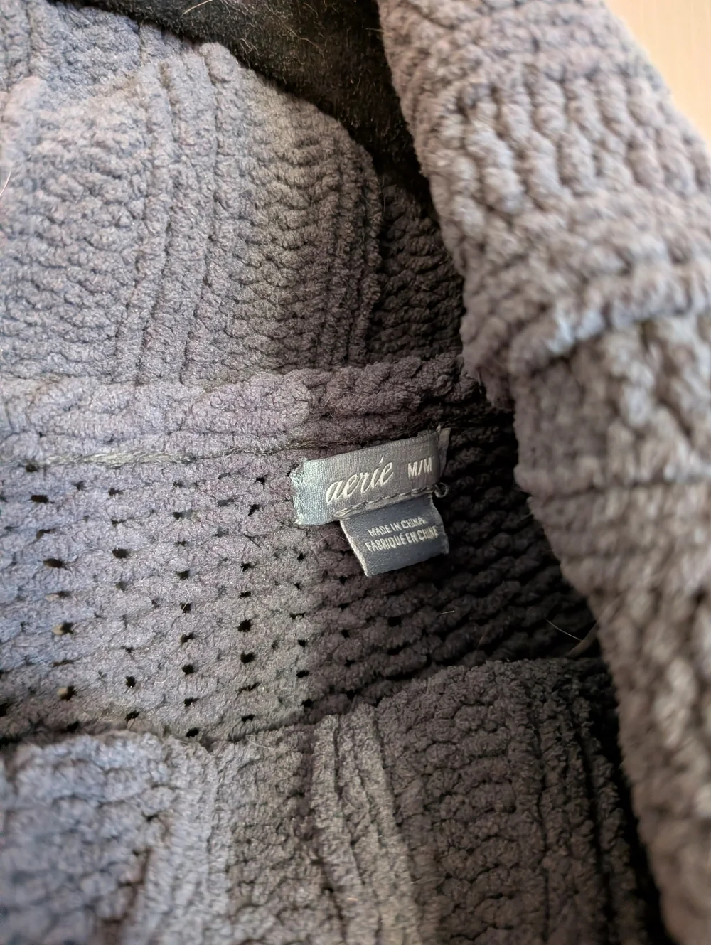 Charcoal Gray Turtleneck Knit Sweater - Picture 2 of 7